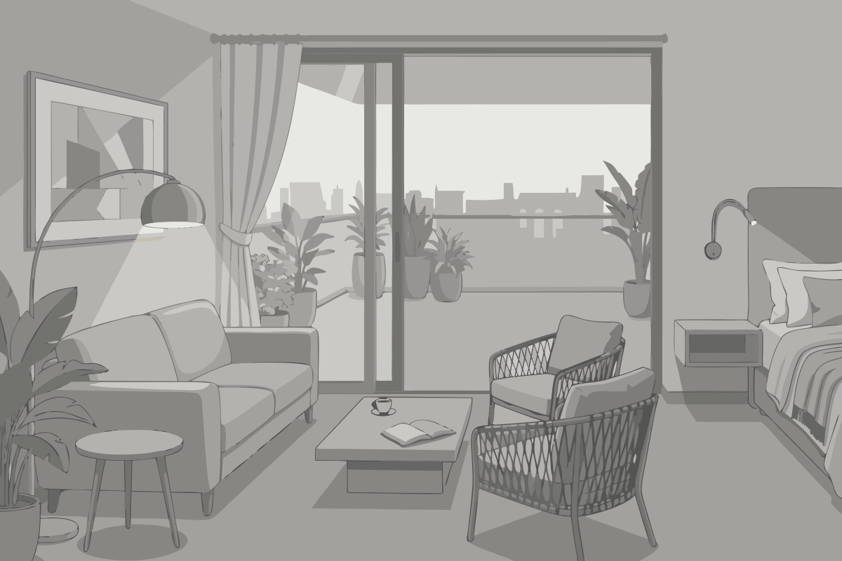 Apartamento de 1 dormitorio (6 adultos) - Rua Bernardim Ribeiro